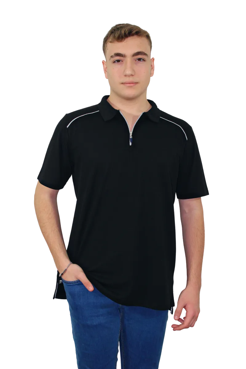 LAKOST T.SHIRT - FERMUARLI MODEL görsel 2