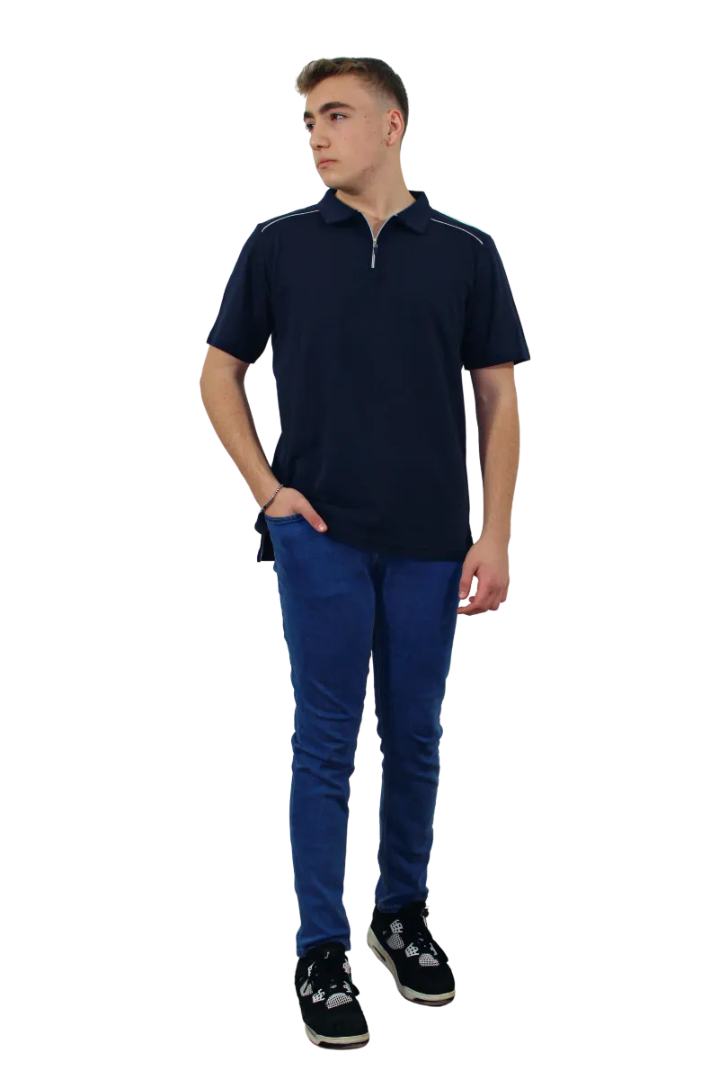 LAKOST T.SHIRT - FERMUARLI MODEL görsel 7