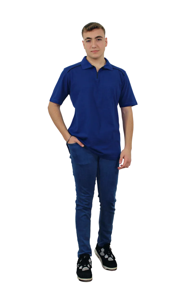 LAKOST T.SHIRT - FERMUARLI MODEL görsel 13