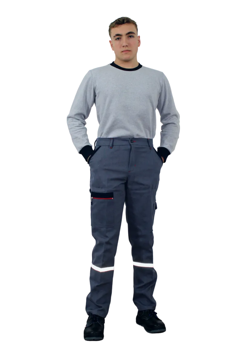 HK.GABARDİN KIŞLIK PANTOLON- FERMUARLI MODEL görsel 3