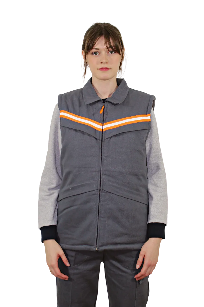 HK.GABARDİN KIŞLIK YELEK-ANLER MODEL görsel 2