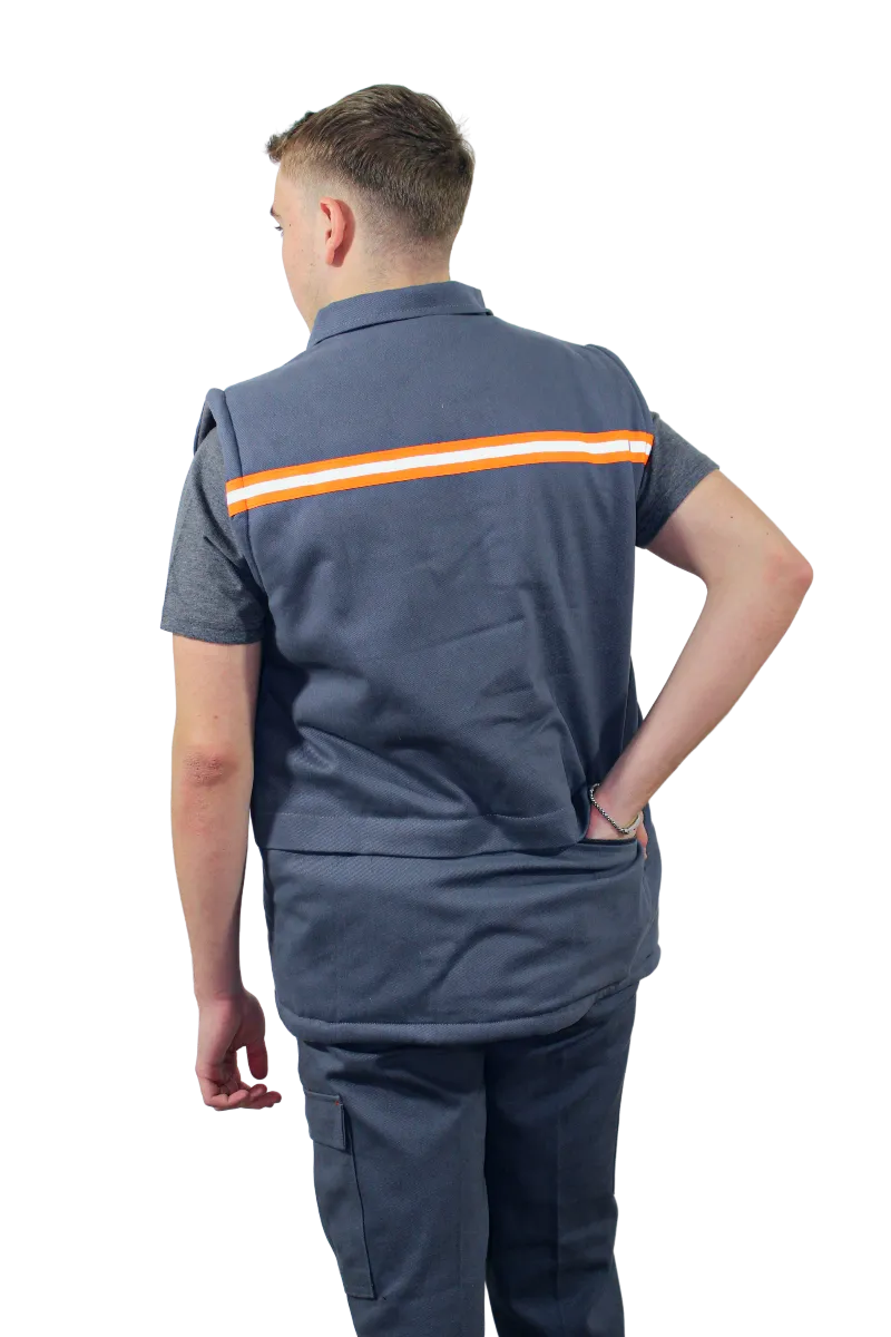 HK.GABARDİN KIŞLIK YELEK-ANLER MODEL görsel 3