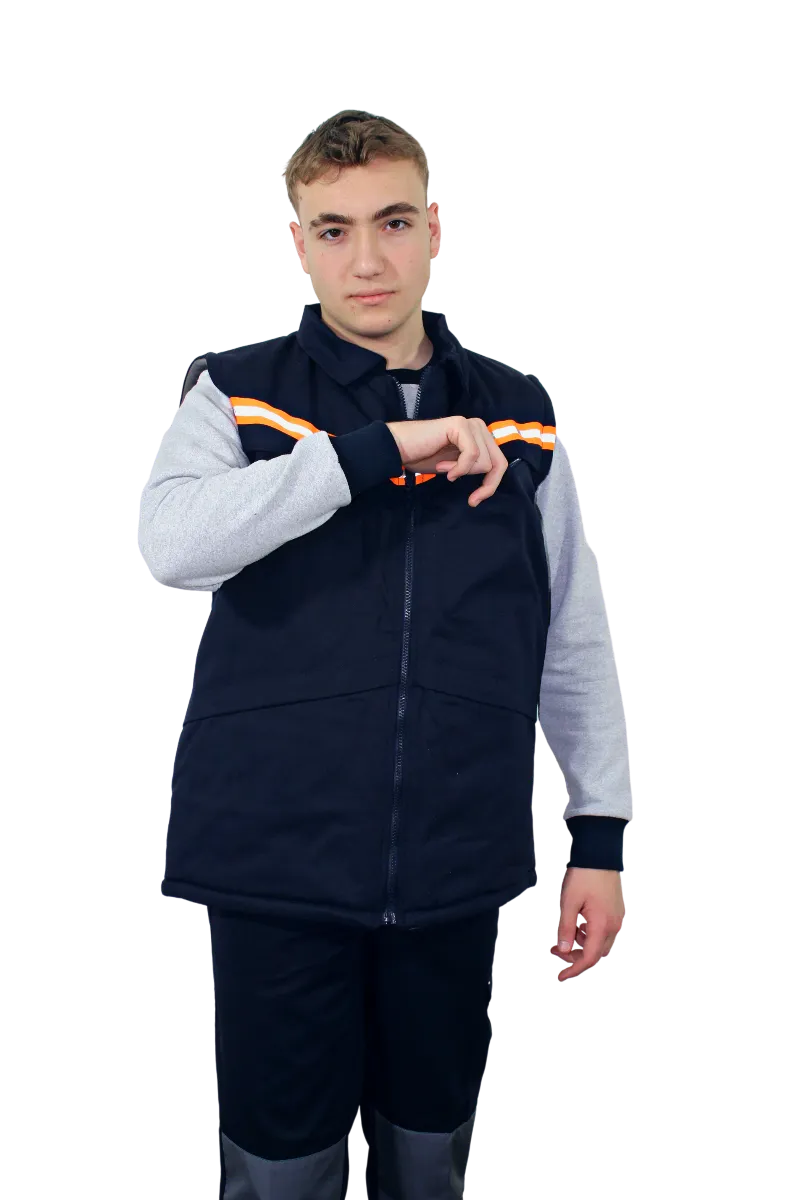 HK.GABARDİN KIŞLIK YELEK-ANLER MODEL görsel 5