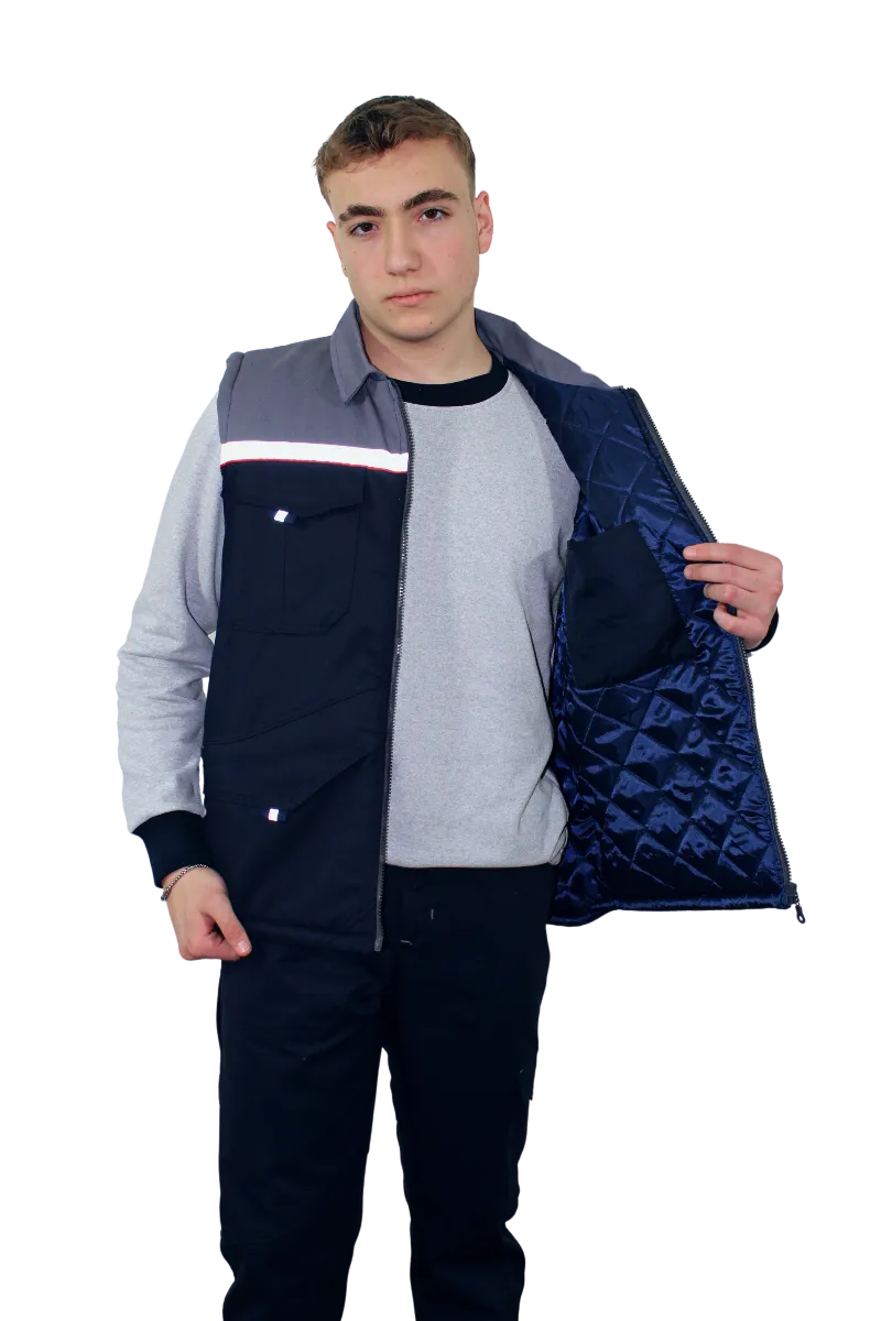 HK.GABARDİN KIŞLIK YELEK-PLUS MODEL görsel 4