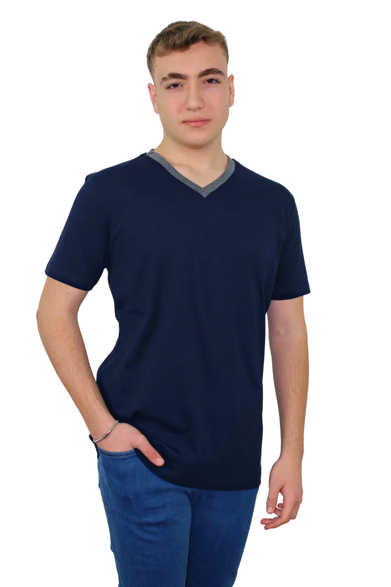 V YAKA PENYE T.SHIRT