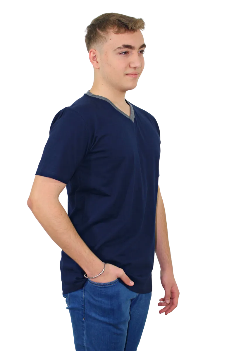 V YAKA PENYE T.SHIRT görsel 2