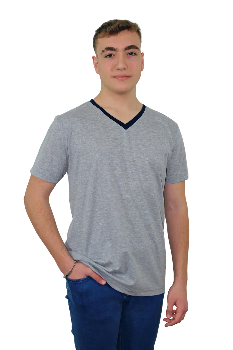 V YAKA PENYE T.SHIRT görsel 3