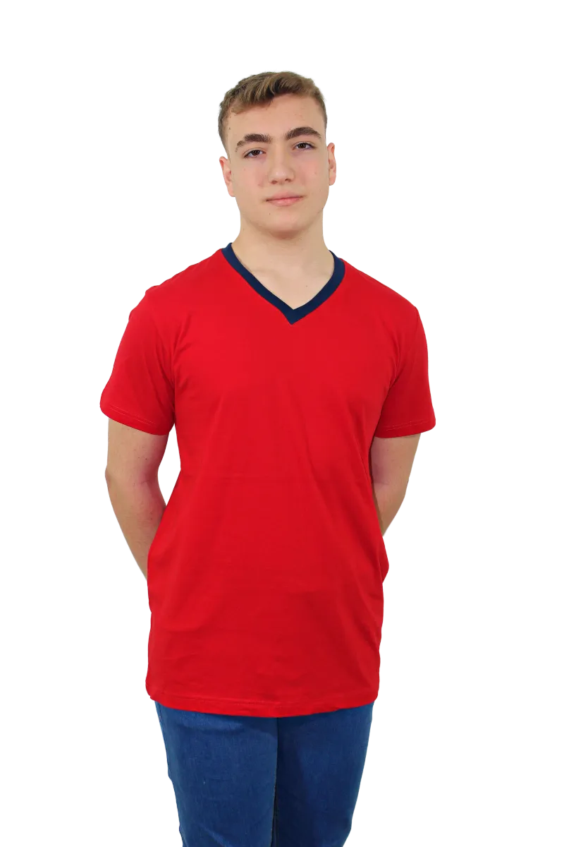 V YAKA PENYE T.SHIRT görsel 5
