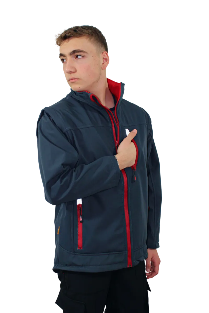 Softshell Çıkma Kol Mont